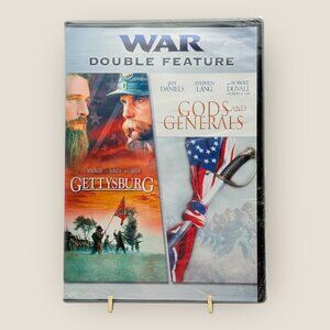 War Double Feature DVD Gettysburg & Gods And Generals Historical Drama Movies